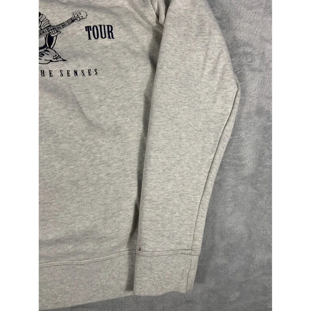 True Religion Brand Jeans World Tour Fashion For The Senses Mens L Gray Hoodie